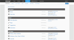 Desktop Screenshot of community.stencyl.com
